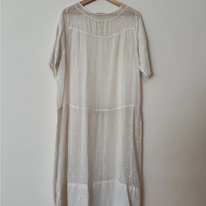 1920s Antique White Dress